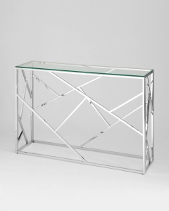 Консоль АРТ ДЕКО 115*30 серебро