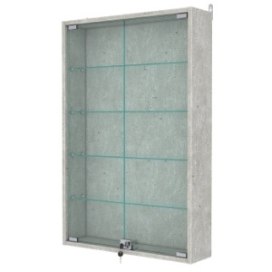 Витрина настенная №2-1А, Метрополитан Грей