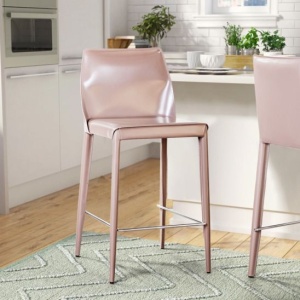 Стул полубарный Martin, кожа капучино