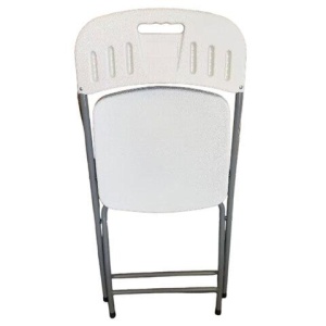 Стул складной NOSTRESS (НОСТРЕСС) "Country FC-003", НАГРУЗКА до 150 кг, КОМПЛЕКТ 2 шт., пластик HDPE, белый, 680059