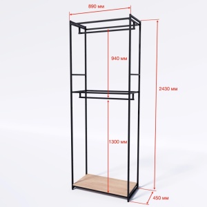 Стеллаж для одежды ARMADIO-2490-04