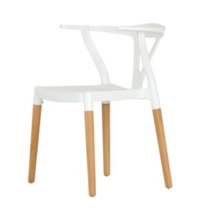 Стул Wishbone интерьерный, кухонный белый