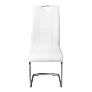 Стул белый, на полозьях