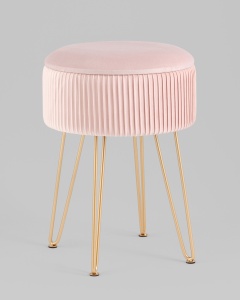 Пуф Астор светло-розовый