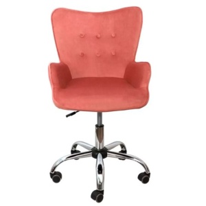 Кресло поворотное Bella, медный, велюр