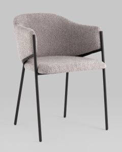 Стул Brace букле серый