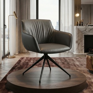 Полукресло Sofia, иск.кожа soft-touch, темно-серый