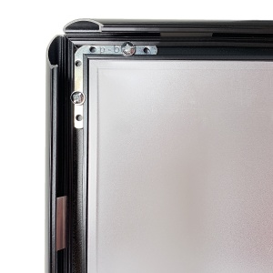 Рекламная стойка поворотная ALUSNAP-STAND черная, A4