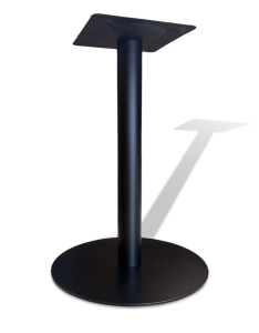 Подстолье черное для ресторана, стальное, увеличенное основание, серия Лайн, модель 4006, усиленная