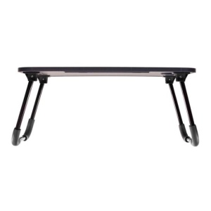 Стол Лайт, складной с подстаканником, черный