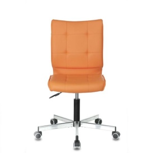 Кресло CH-330M без подлокотников, экокожа оранжевый