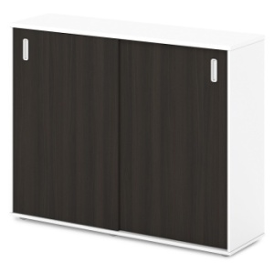 Шкаф-купе для документов средний S-69 Сентида - Sentida (Восприятие) цвет Дуб Честерфилд и Белый