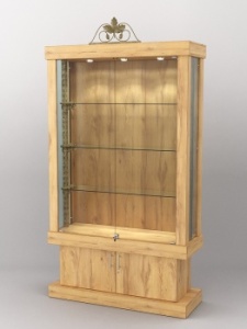 Витрина "Империя" №3-2, Дуб Золотистый