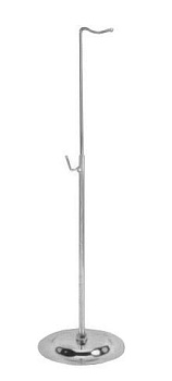 GO-7 Вешало настольное, H=380-780мм, основание d170мм, хром