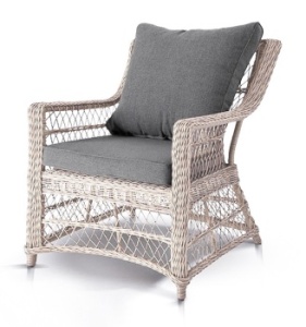 "Гранд Латте" кресло из искусственного ротанга, цвет бежевыйцвет Бежевый