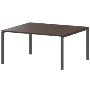 Стол на металлокаркасе для заседаний Арго-М АМП-140 Дуб венге/Антрацит