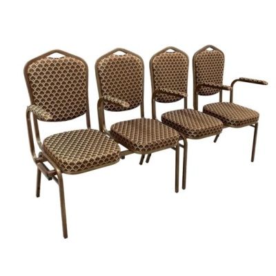 Секция из 4 стульев Хит с подлокотниками