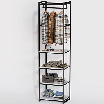 Стеллаж для одежды A2260-19-ЧБ 220х60х45