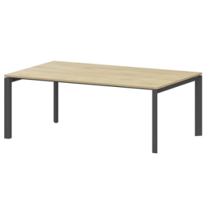 Стол переговорный на металлокаркасе Аргентум-МП НТМП.П.180.11 Баттл Рок/Антрацит