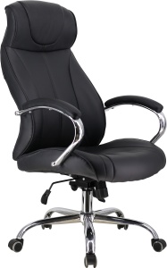 Кресло руководителя Everprof Forum TM Экокожа Черный