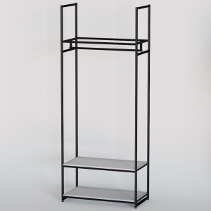 Стеллаж для одежды A2290-07-ЧБ 220х90х45