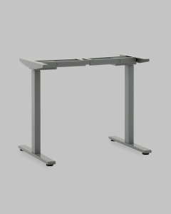 Подстолье для стола с электроприводом и регулировкой высоты, 2 мотора, память 3 уровня высоты, серый