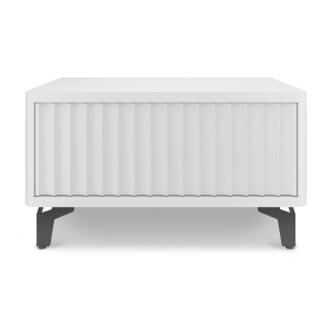 Стол-консоль SHTABE ROYAL 5001 эко, Белый-Белый-Черный