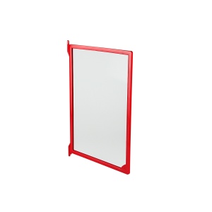 Рамка пластиковая для перекидной системы INFOFRAME-A4 , цвет красный