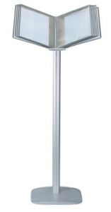 Перекидная система на стойке 1,0 м. 55° 10 рамок (Серый)