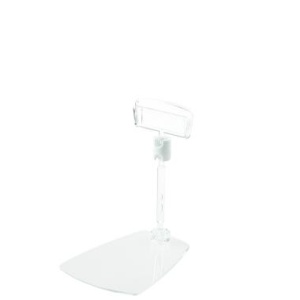 Ценникодержатель шарнирный на подставке FOT-CLIP ножка 50мм, цвет прозрачный