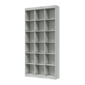 Стеллаж "СТАНДАРТ" №3A, Метрополитан Грей