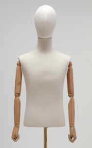 TTM-7-18 Торс портновского манекена мужской, с головой, шарнирные руки