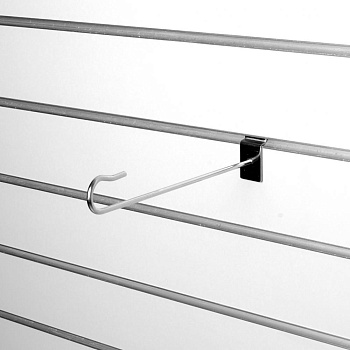 A126-250 Крючок изогнутый противокражный, d=5мм, длина 250 мм, хром