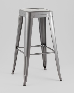 Стул барный TOLIX серебристый матовый KD