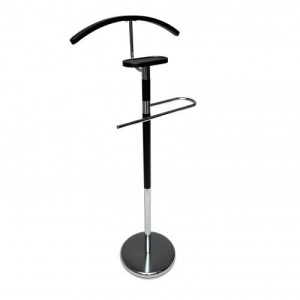 Вешалка напольная костюмная Ian, черный, хром