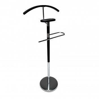 Вешалка напольная костюмная Ian, черный, хром