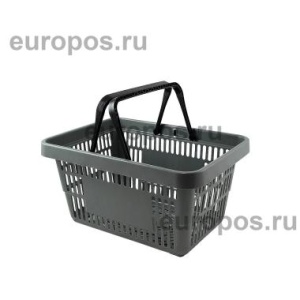 Корзина пластиковая усиленная ROCK, 20 литров, цвет серый RAL7005