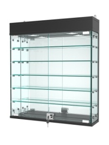 Витрина "АТРИУМ" настенная №1А-6, Черный