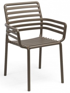 Кресло пластиковое Doga табак