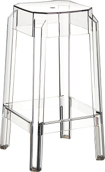 Табурет прозрачный полубарный Fox 65 прозрачный