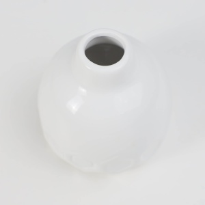 Ваза керамическая MONK, белый, 9,5*9,5*10см