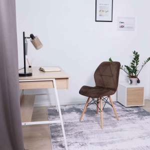 Стул Rio, шоколадный, велюр