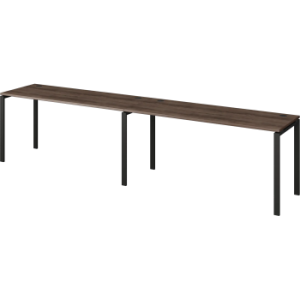 Бенч линейный на 2 рабочих места Арго-М АМБЛ-004.60 Лагос/Антрацит