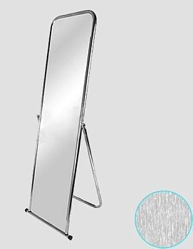 Зеркало напольное 5MM-01 цвет asinox зеркальное полотно ширина  370мм