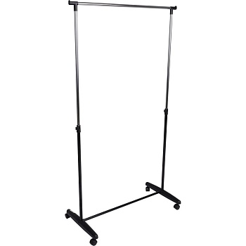 Вешалка для одежды Pina на колесах, черный, металл