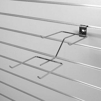 F116c Вешалка для поясов и галстуков 300мм, хром