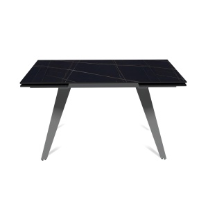 Стол раскладной Rhein (140+40+40), керамика матовая Blackgold