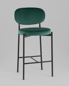 Стул полубарный Бриф VD велюр зеленый 2 шт.