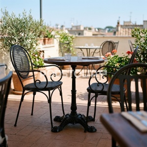 Подстолье чугунное для ресторана, черное, серия Bistrot, артикул 3066 тяжелое