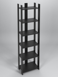 Стойка из ДСП №2 серии "ЭКОНОМ", Черный